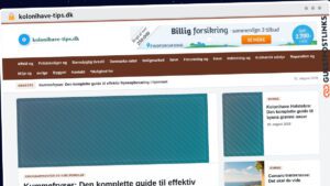 Publish Guest Post on kolonihave-tips.dk
