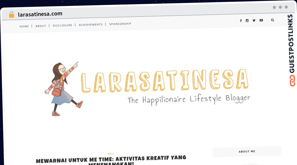 Publish Guest Post on larasatinesa.com