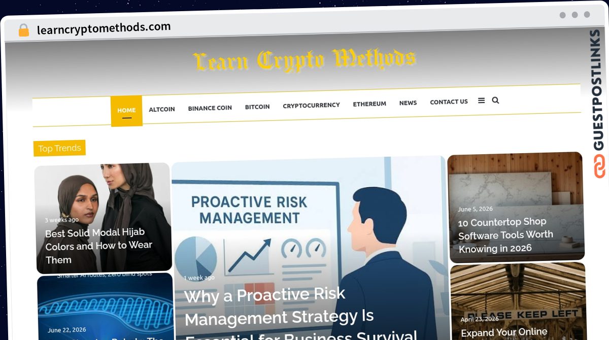 Publish Guest Post on learncryptomethods.com