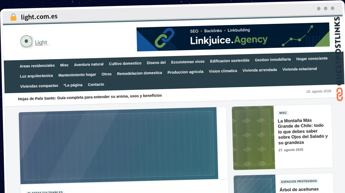 Publish Guest Post on light.com.es