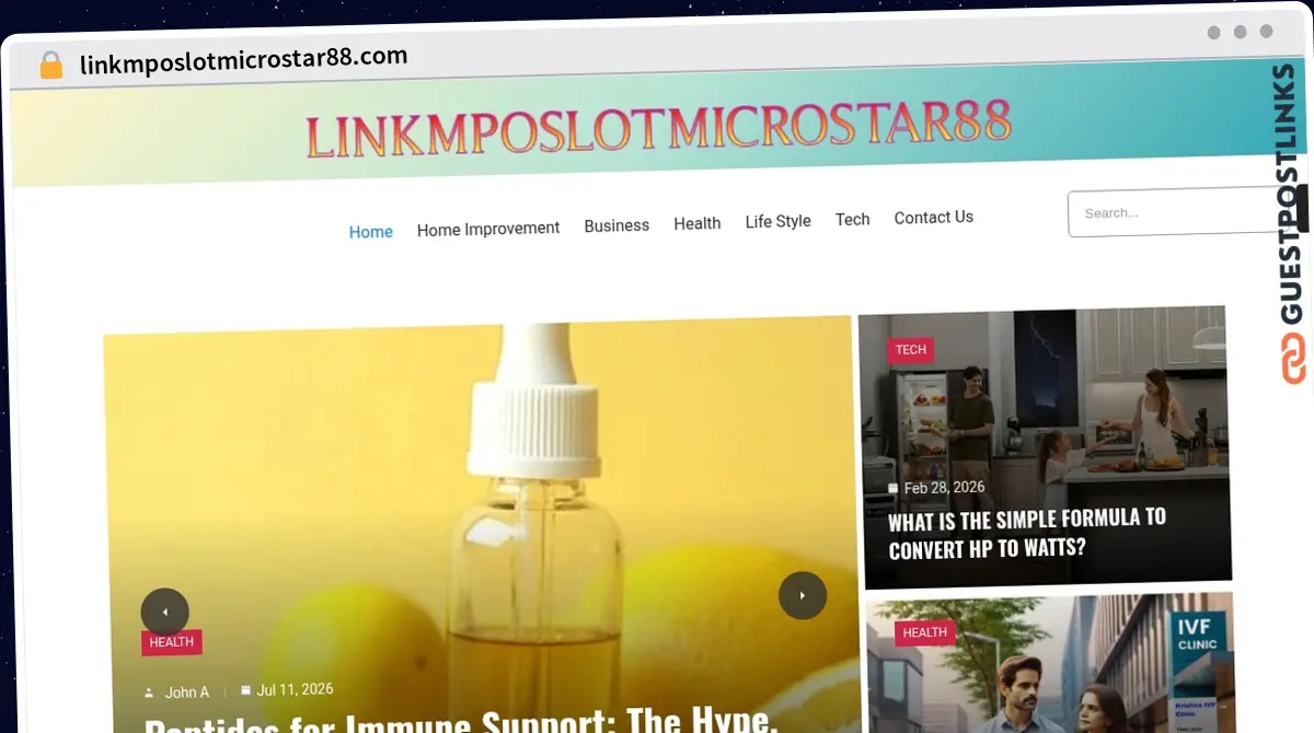 Publish Guest Post on linkmposlotmicrostar88.com