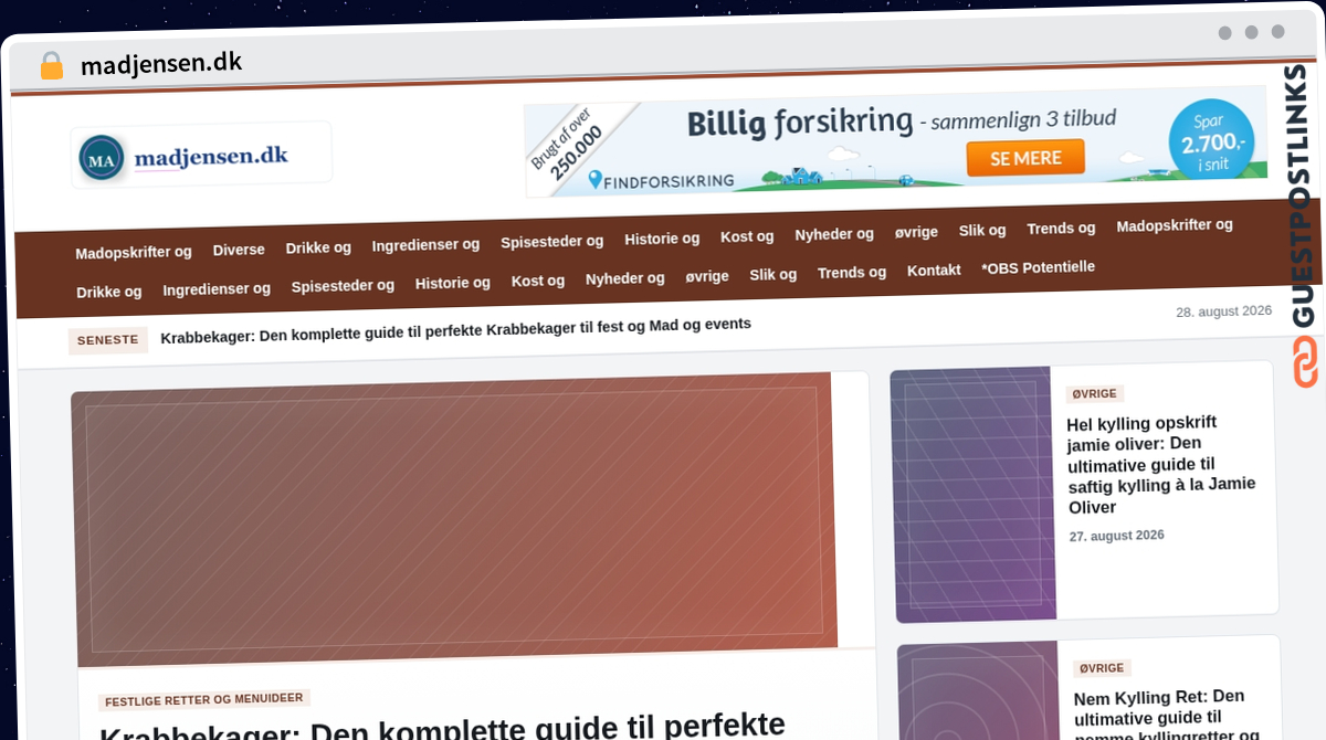 Publish Guest Post on madjensen.dk
