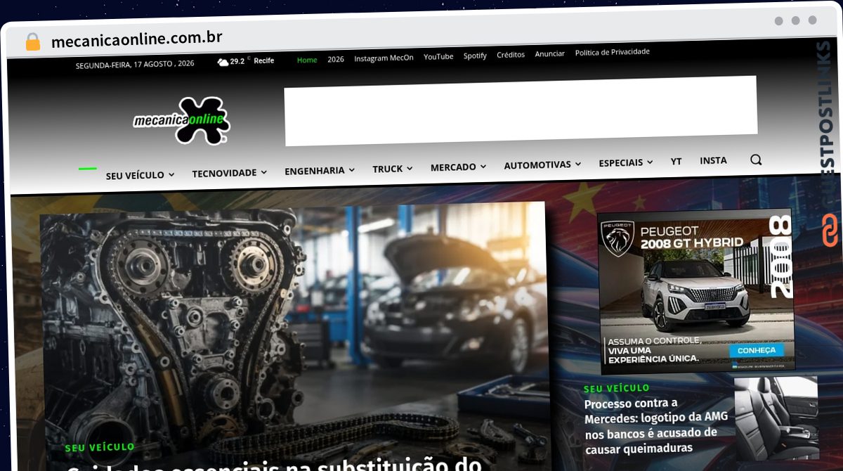 Publish Guest Post on mecanicaonline.com.br