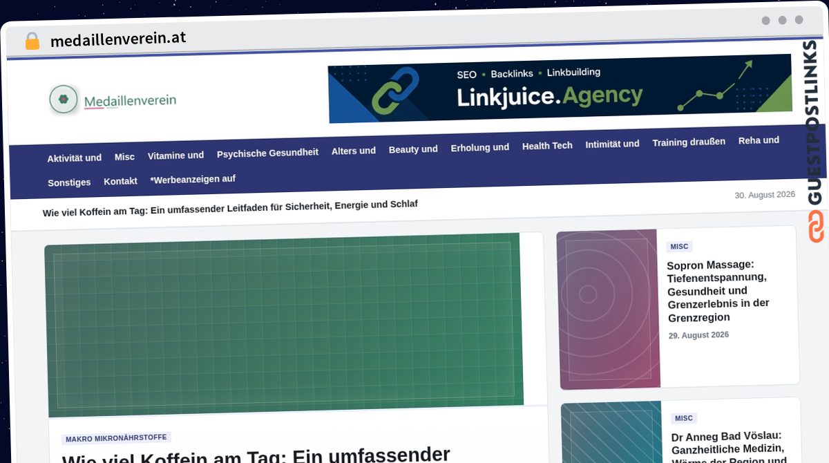 Publish Guest Post on medaillenverein.at