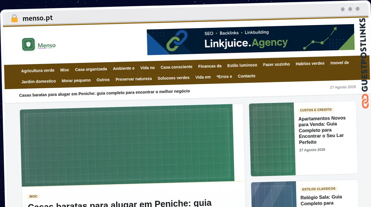 Publish Guest Post on menso.pt
