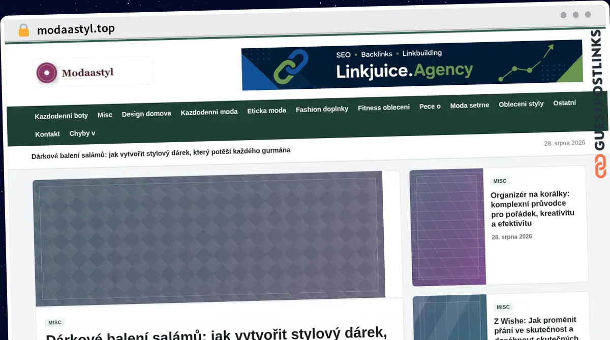 Publish Guest Post on modaastyl.top