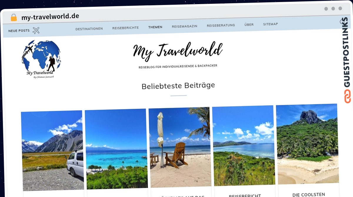 Publish Guest Post on my-travelworld.de