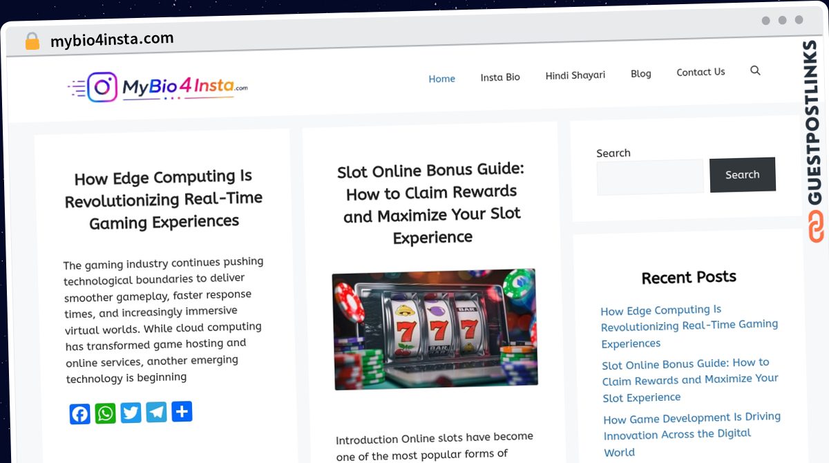 Publish Guest Post on mybio4insta.com