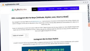 Publish Guest Post on mybiostories.com