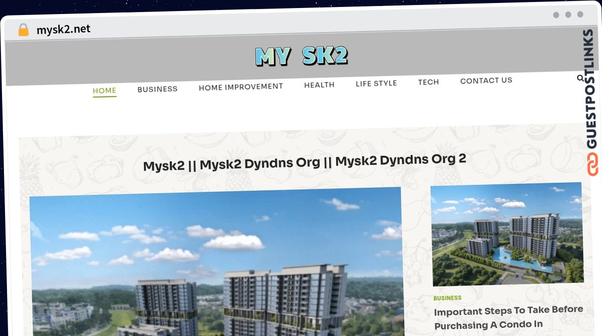 Publish Guest Post on mysk2.net