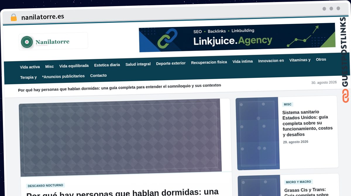 Publish Guest Post on nanilatorre.es