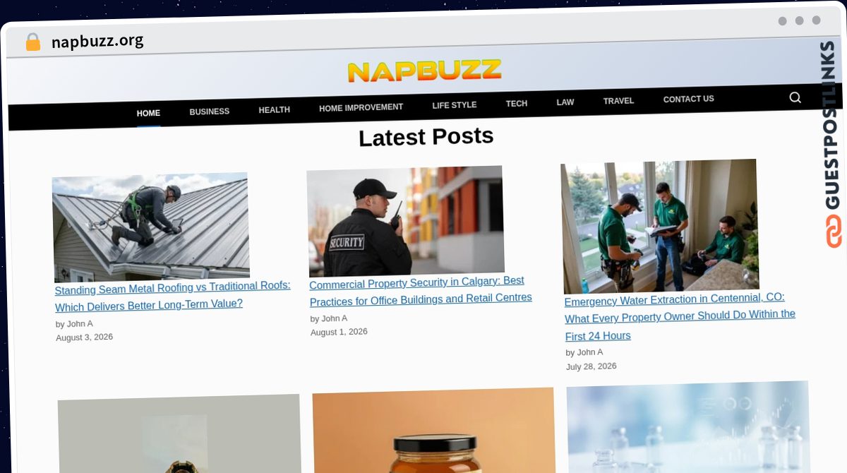 Publish Guest Post on napbuzz.org