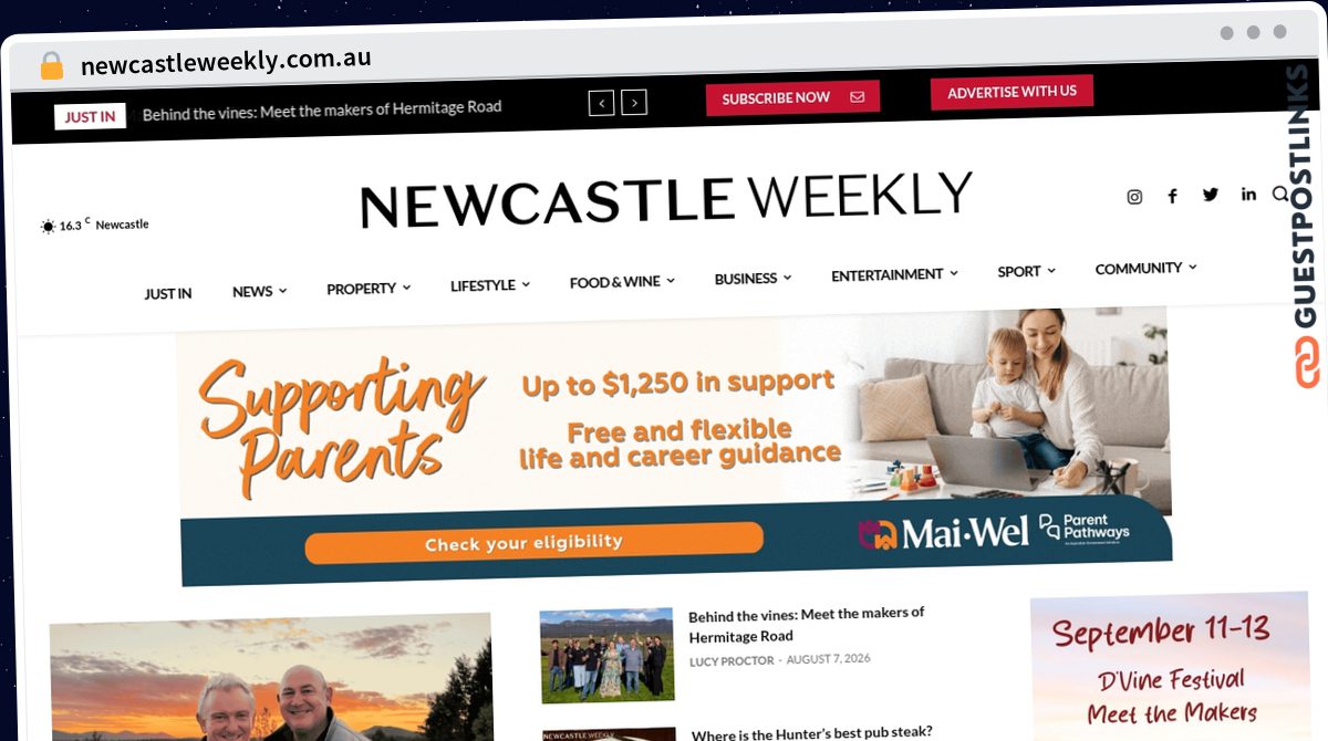 Publish Guest Post on newcastleweekly.com.au