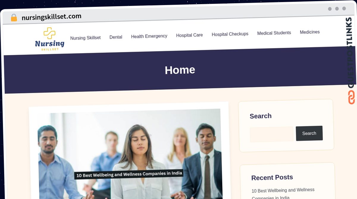 Publish Guest Post on nursingskillset.com