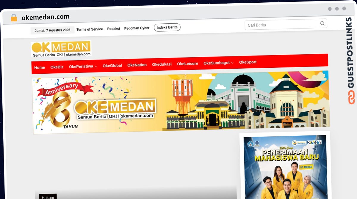 Publish Guest Post on okemedan.com
