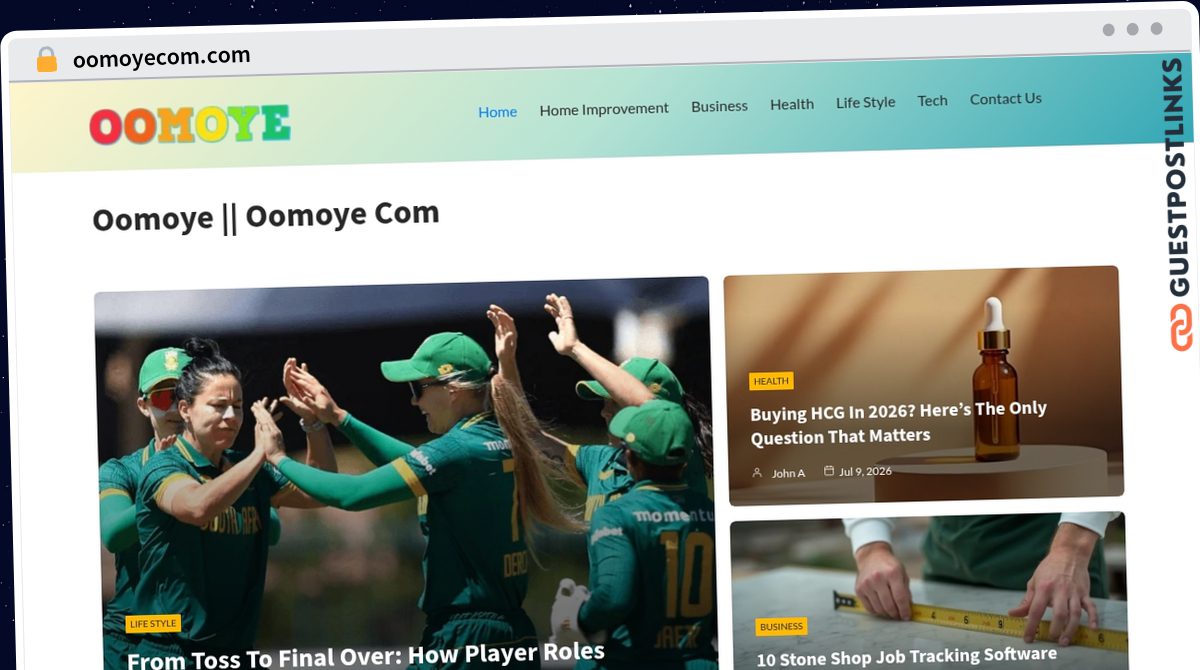 Publish Guest Post on oomoyecom.com
