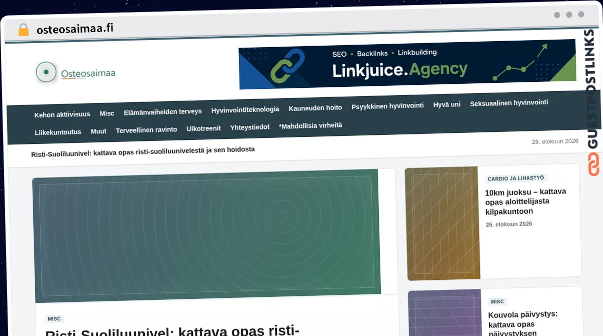 Publish Guest Post on osteosaimaa.fi