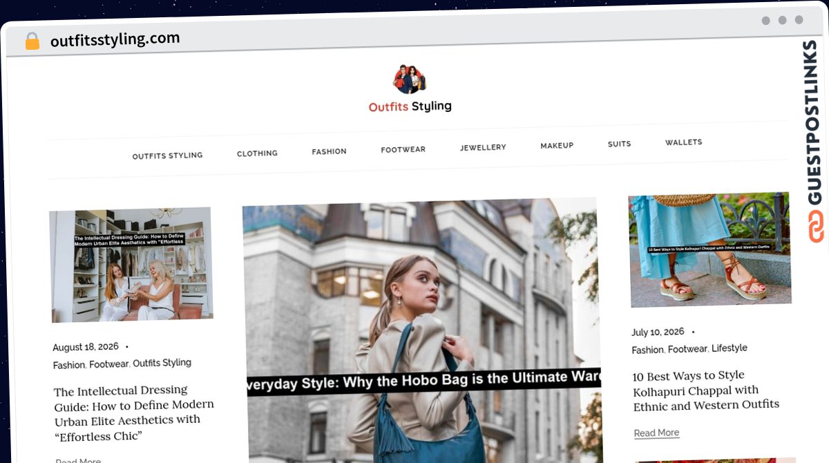 Publish Guest Post on outfitsstyling.com