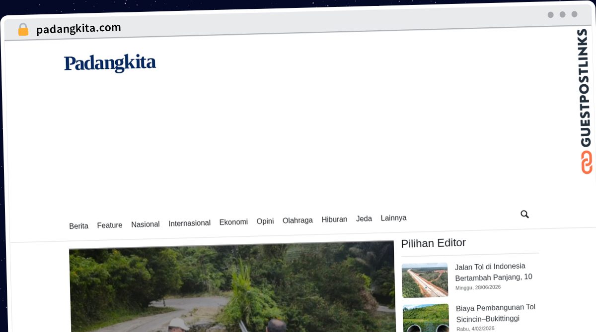 Publish Guest Post on padangkita.com