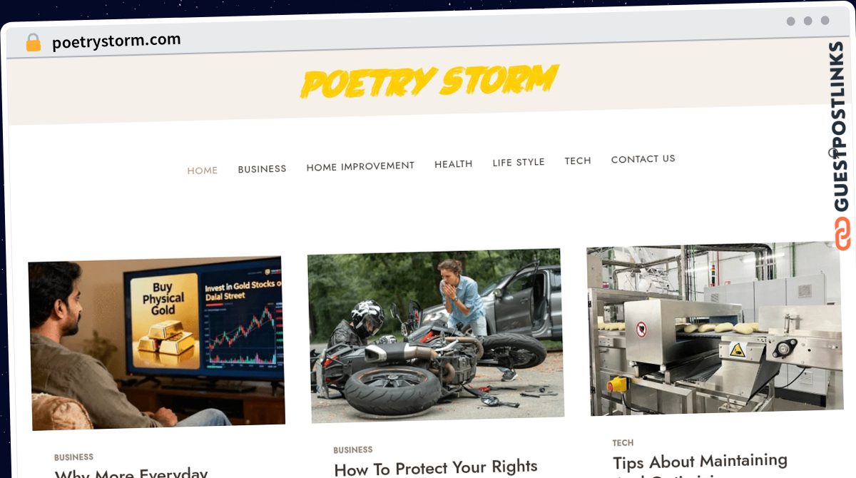 Publish Guest Post on poetrystorm.com