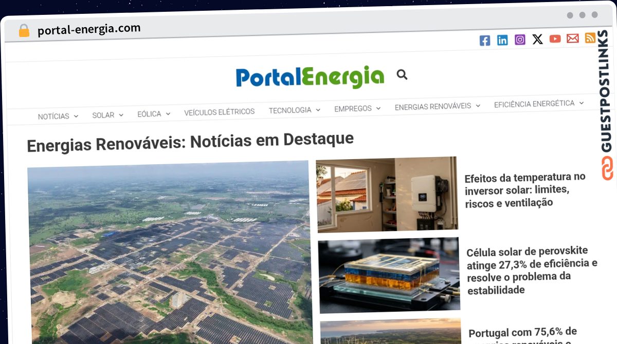 Publish Guest Post on portal-energia.com