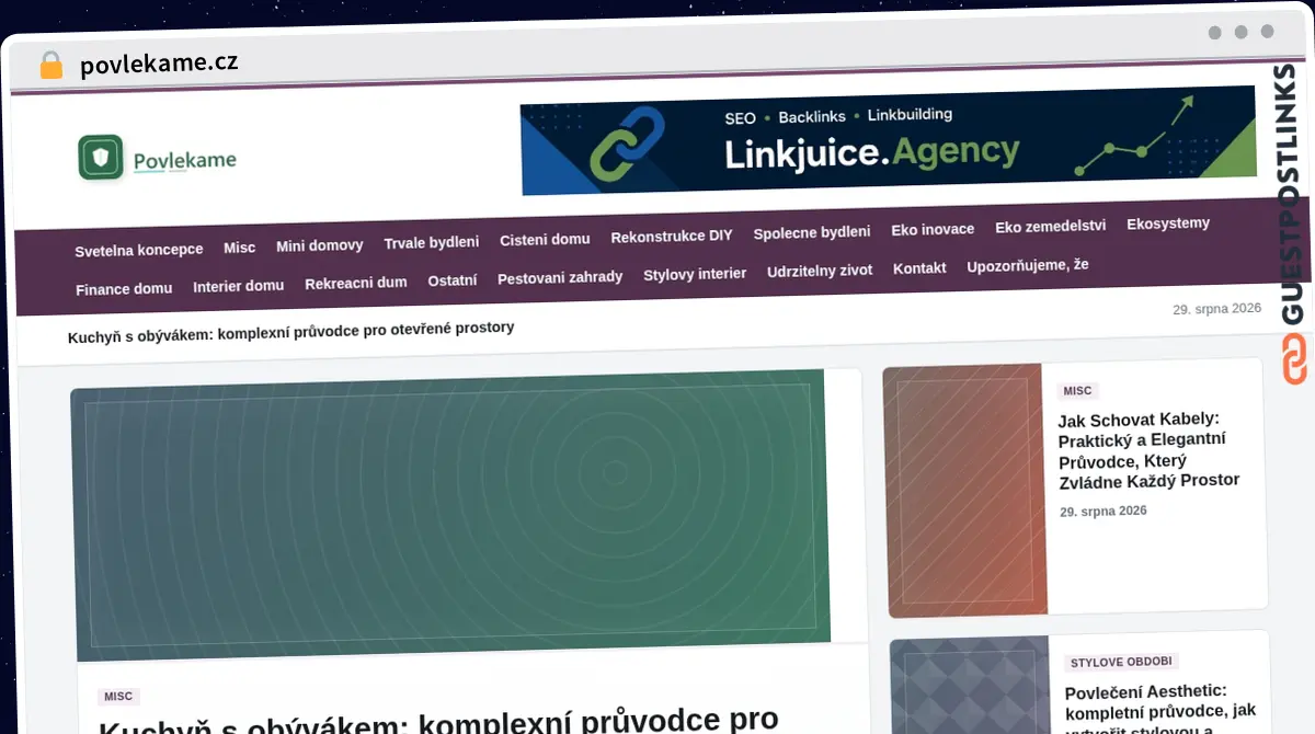 Publish Guest Post on povlekame.cz