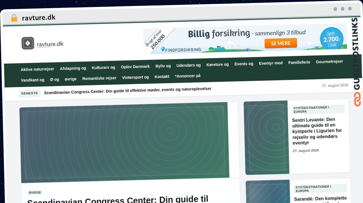 Publish Guest Post on ravture.dk