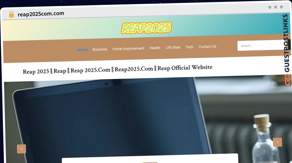 Publish Guest Post on reap2025com.com