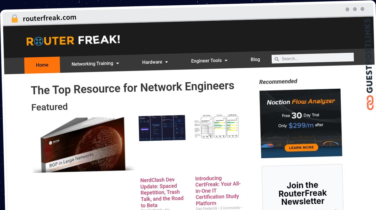 Publish Guest Post on routerfreak.com