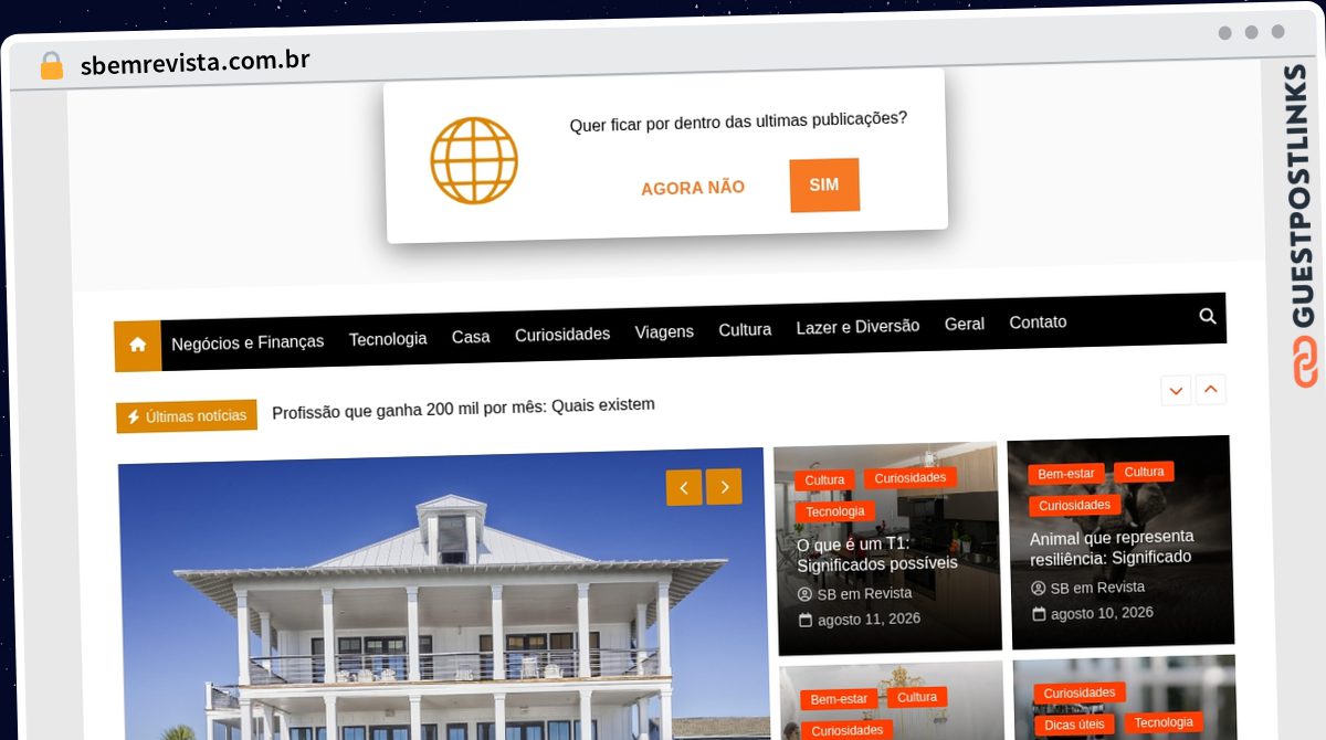 Publish Guest Post on sbemrevista.com.br