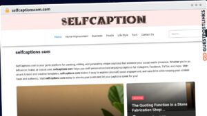 Publish Guest Post on selfcaptionscom.com