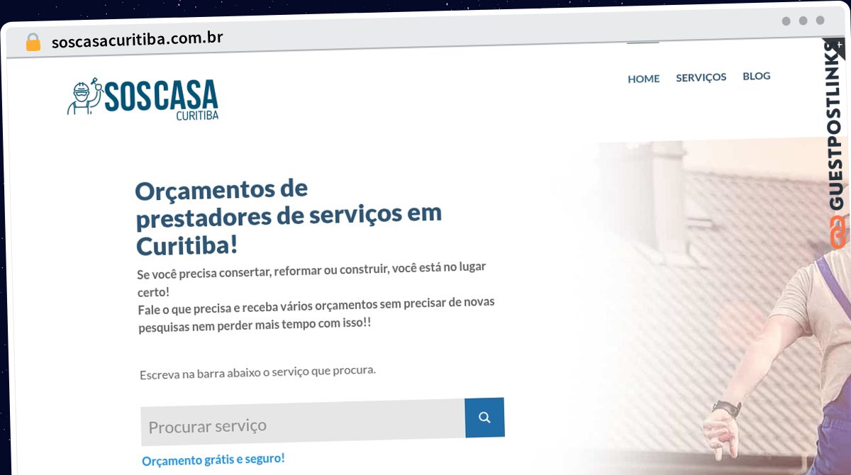 Publish Guest Post on soscasacuritiba.com.br