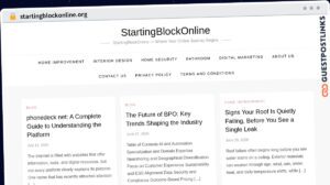 Publish Guest Post on startingblockonline.org