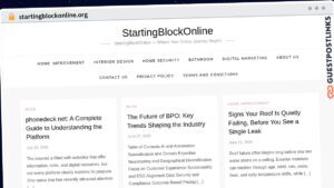 Publish Guest Post on startingblockonline.org