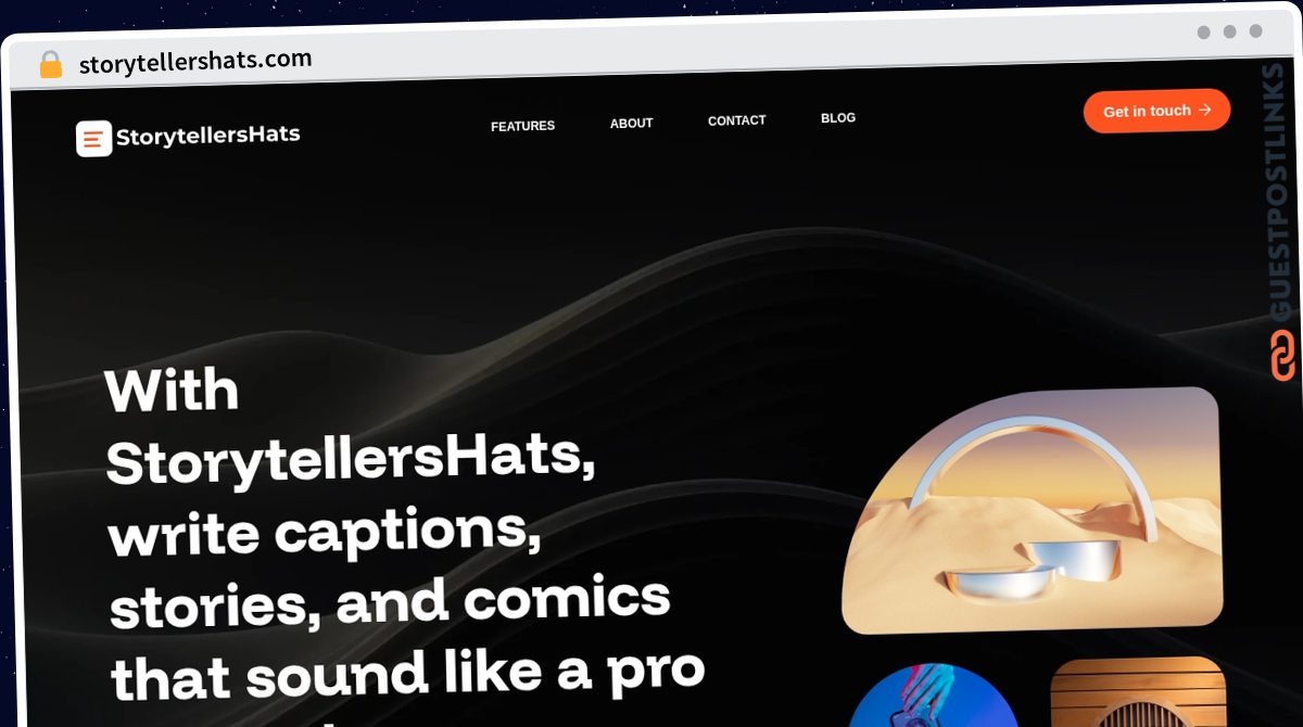Publish Guest Post on storytellershats.com