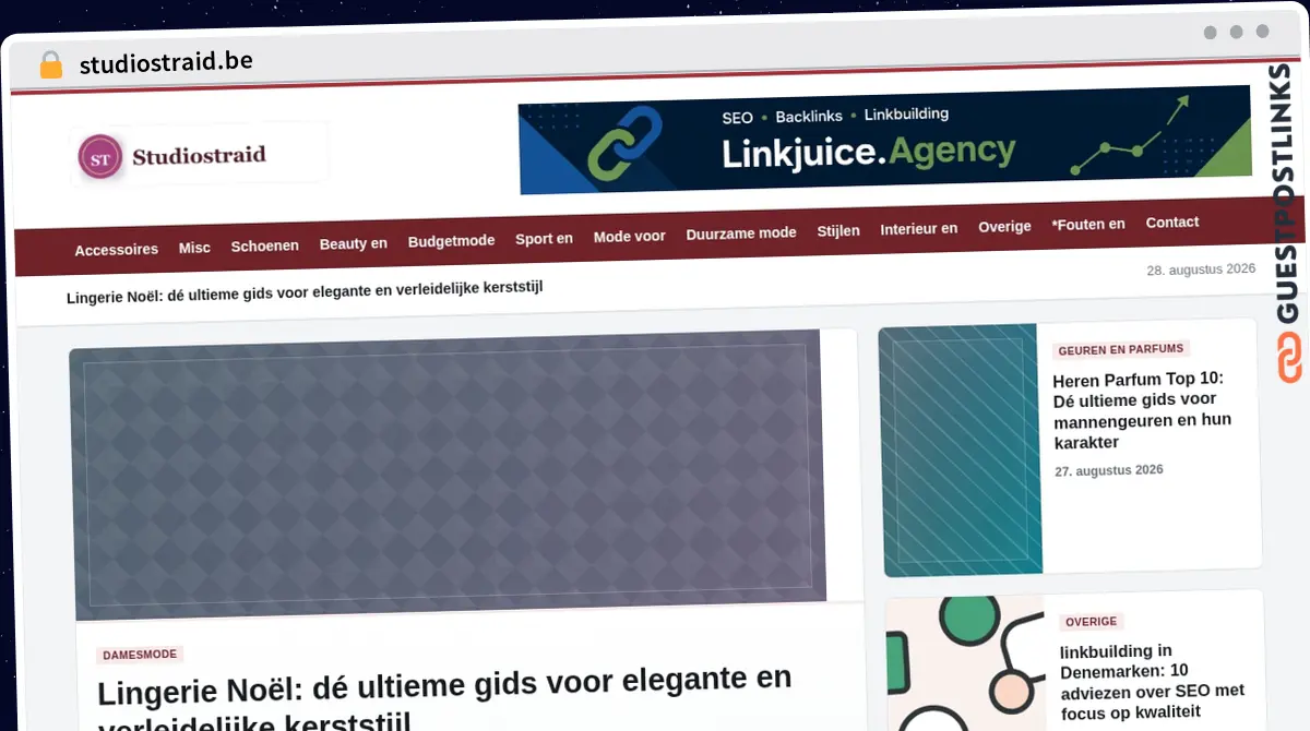 Publish Guest Post on studiostraid.be
