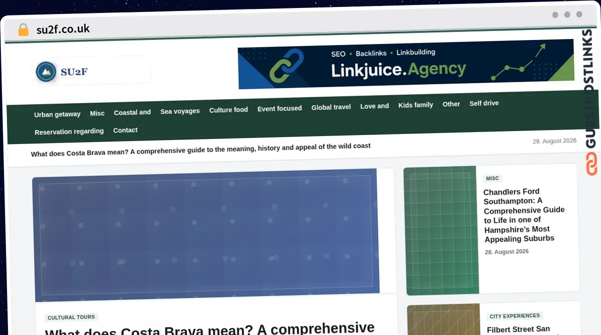 Publish Guest Post on su2f.co.uk