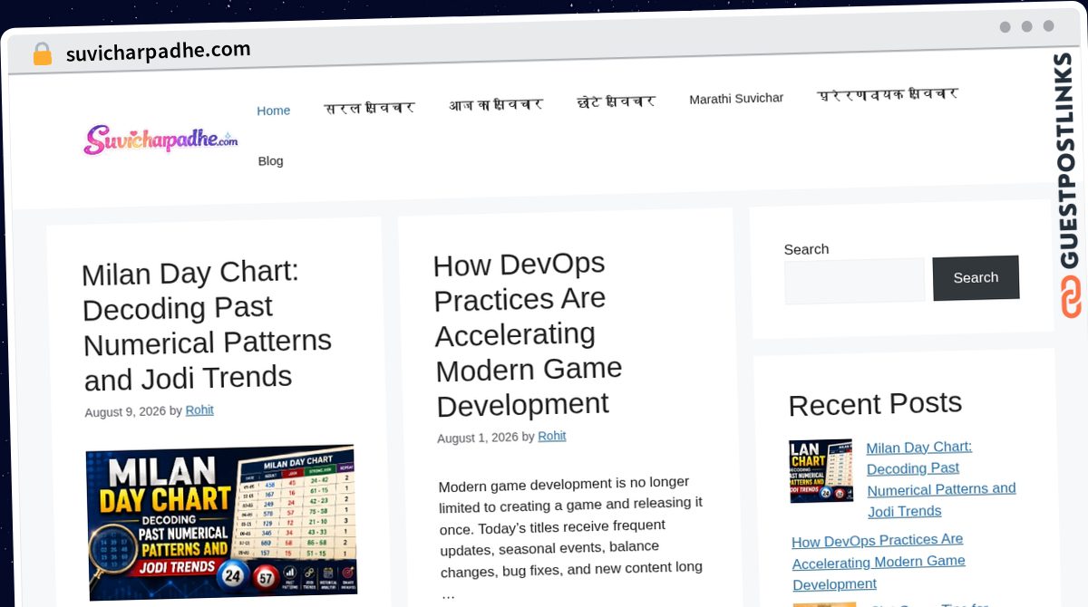 Publish Guest Post on suvicharpadhe.com