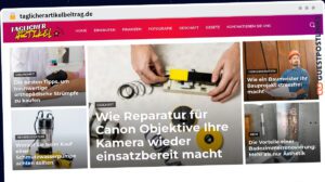 Publish Guest Post on taglicherartikelbeitrag.de