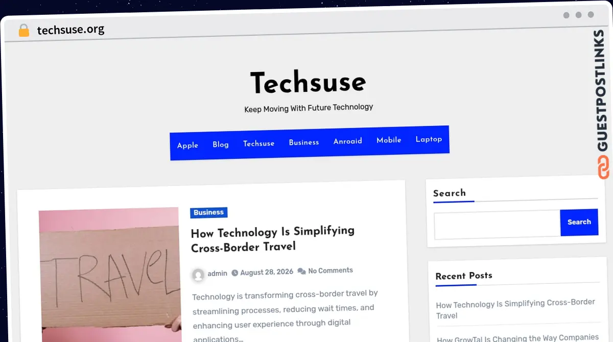 Publish Guest Post on techsuse.org
