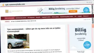 Publish Guest Post on tjek-nummerplade.com