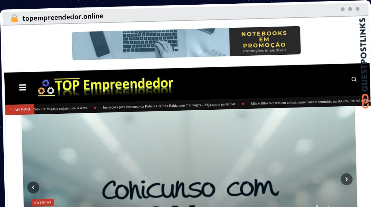 Publish Guest Post on topempreendedor.online