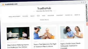 Publish Guest Post on truebiohub.com