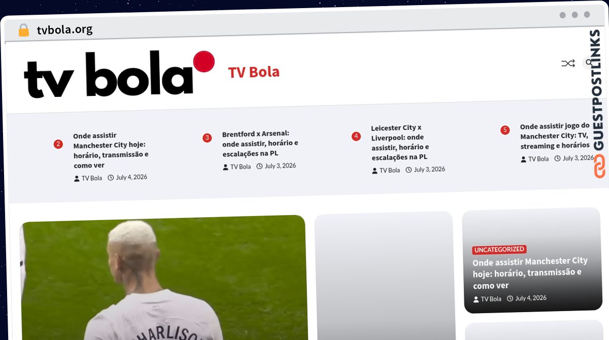 Publish Guest Post on tvbola.org
