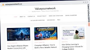Publish Guest Post on valueyournetwork.co