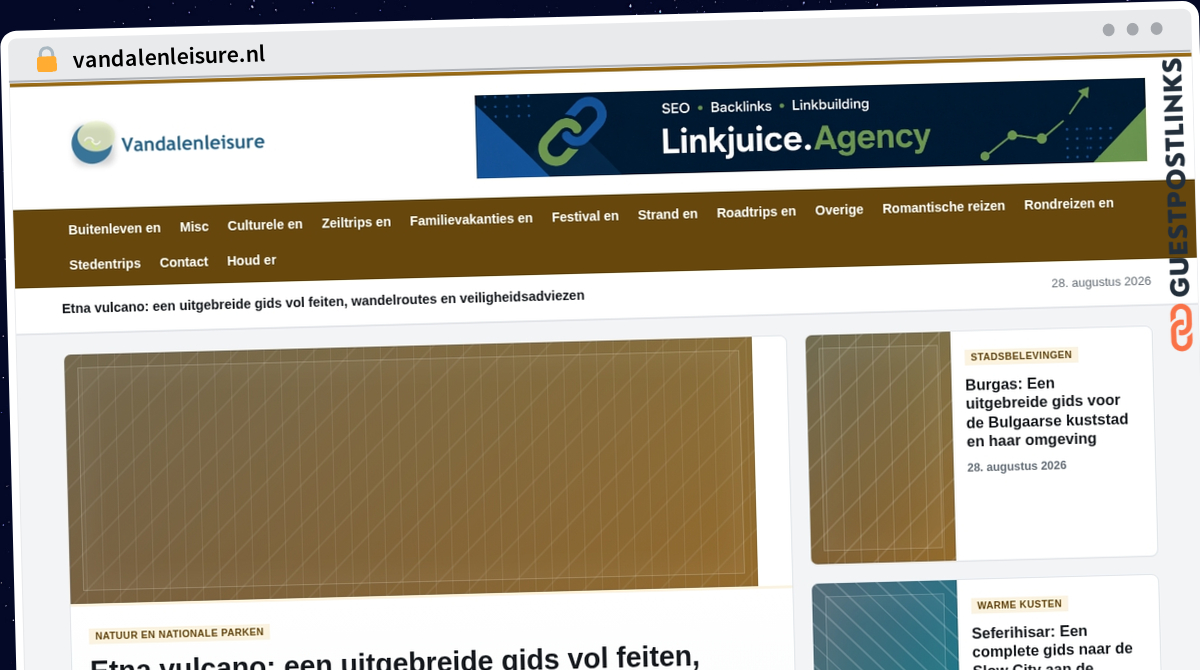 Publish Guest Post on vandalenleisure.nl