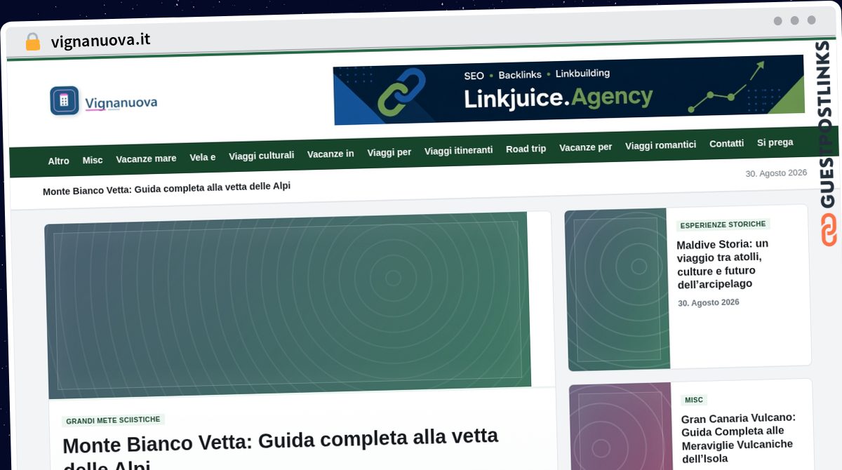 Publish Guest Post on vignanuova.it
