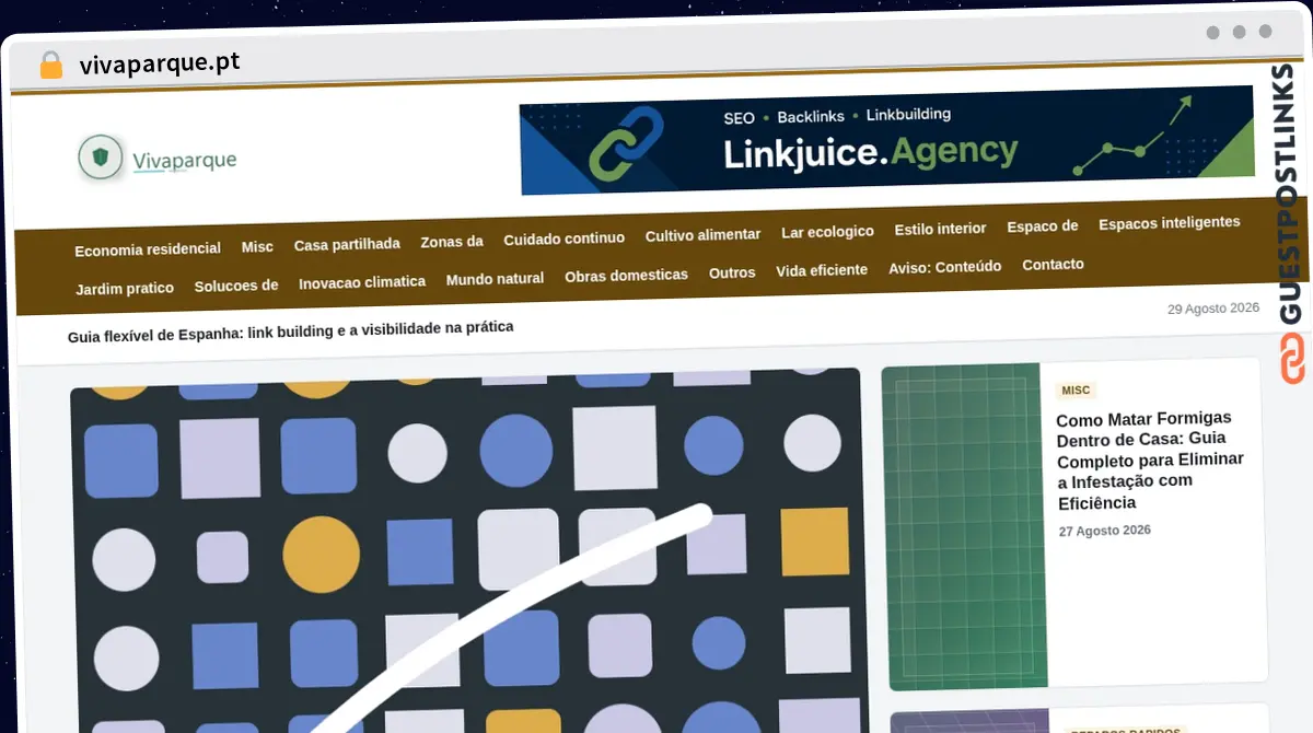 Publish Guest Post on vivaparque.pt