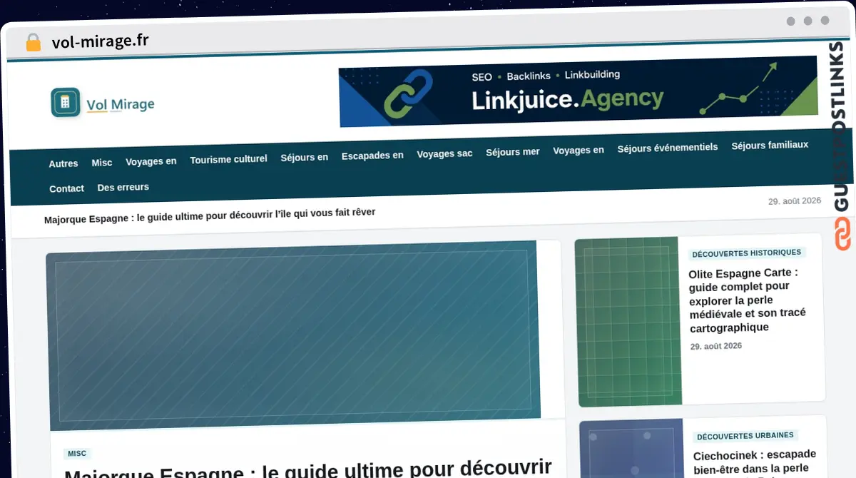 Publish Guest Post on vol-mirage.fr