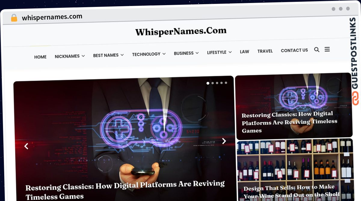 Publish Guest Post on whispernames.com